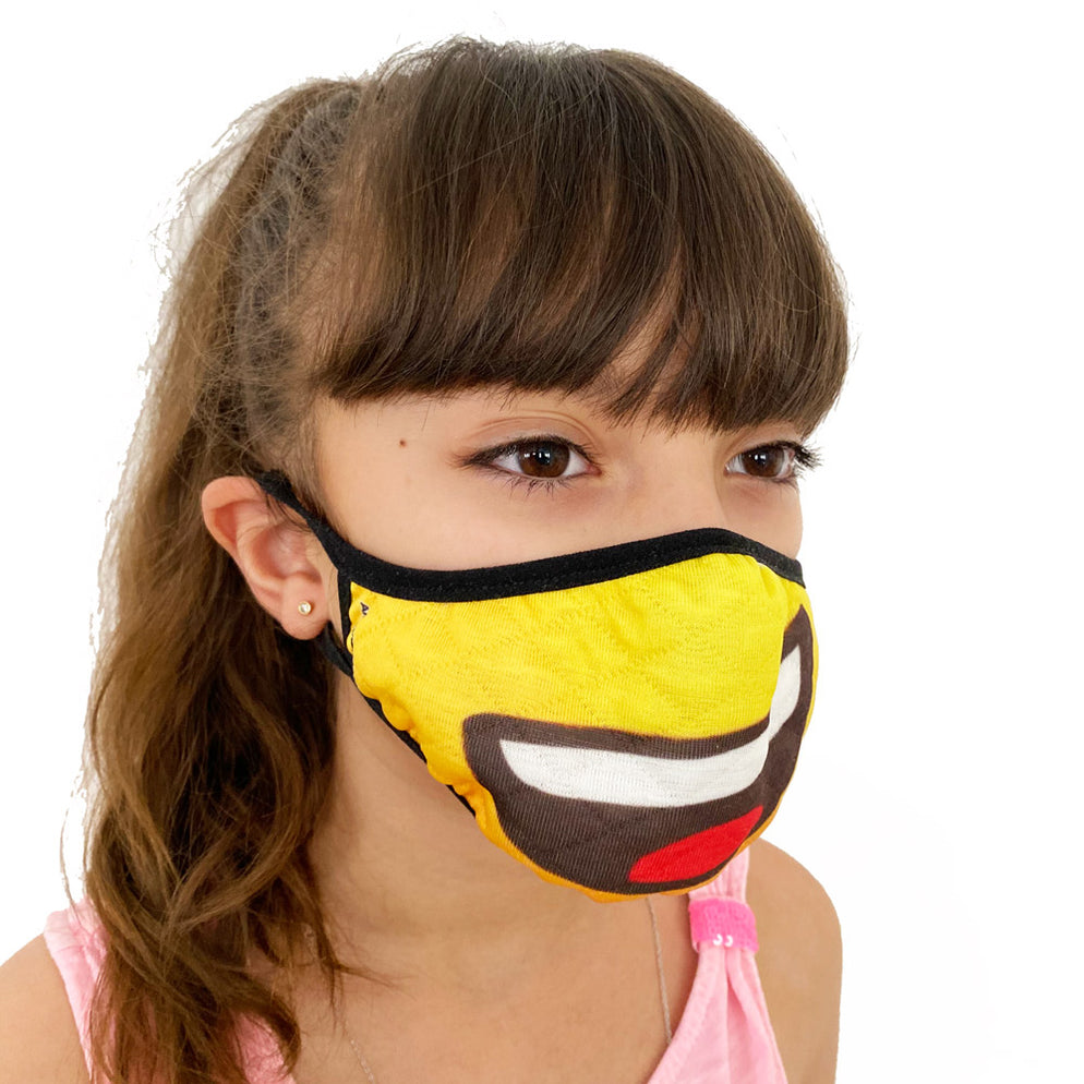 Custom Face Mask: Lego Minifigure Kids Face Mask — ArtyMask